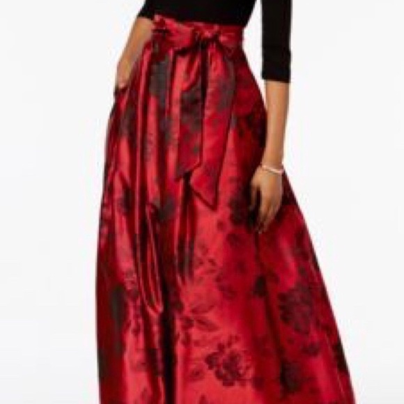 jessica howard floral print ball gown